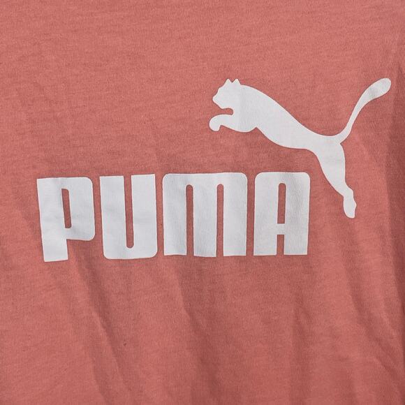 Puma Women's Graphic Short Sleeve T-Shirt - Pink Smoothie Heather medium - Picture 3 of 6